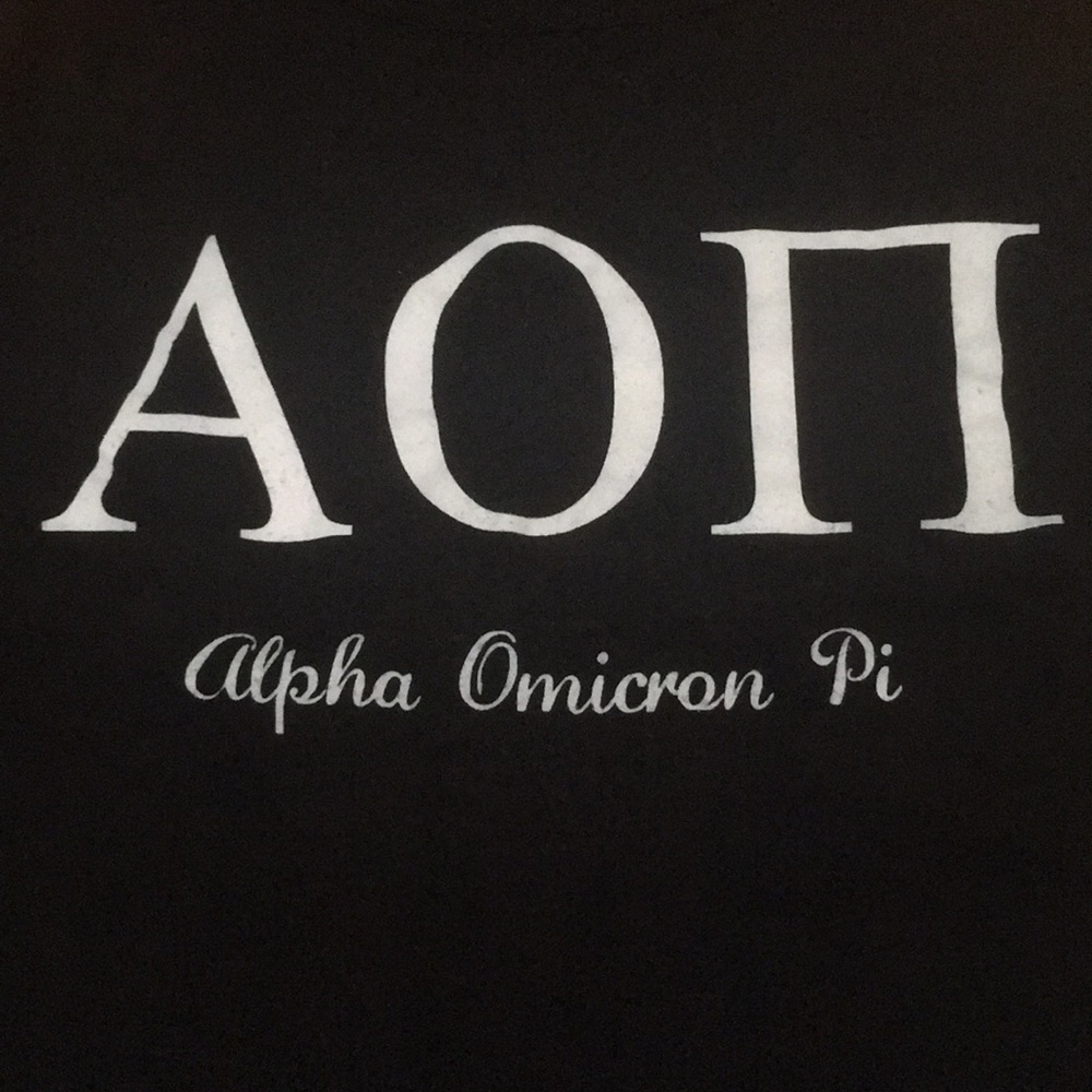 Alpha Omicron Pi AOII tank